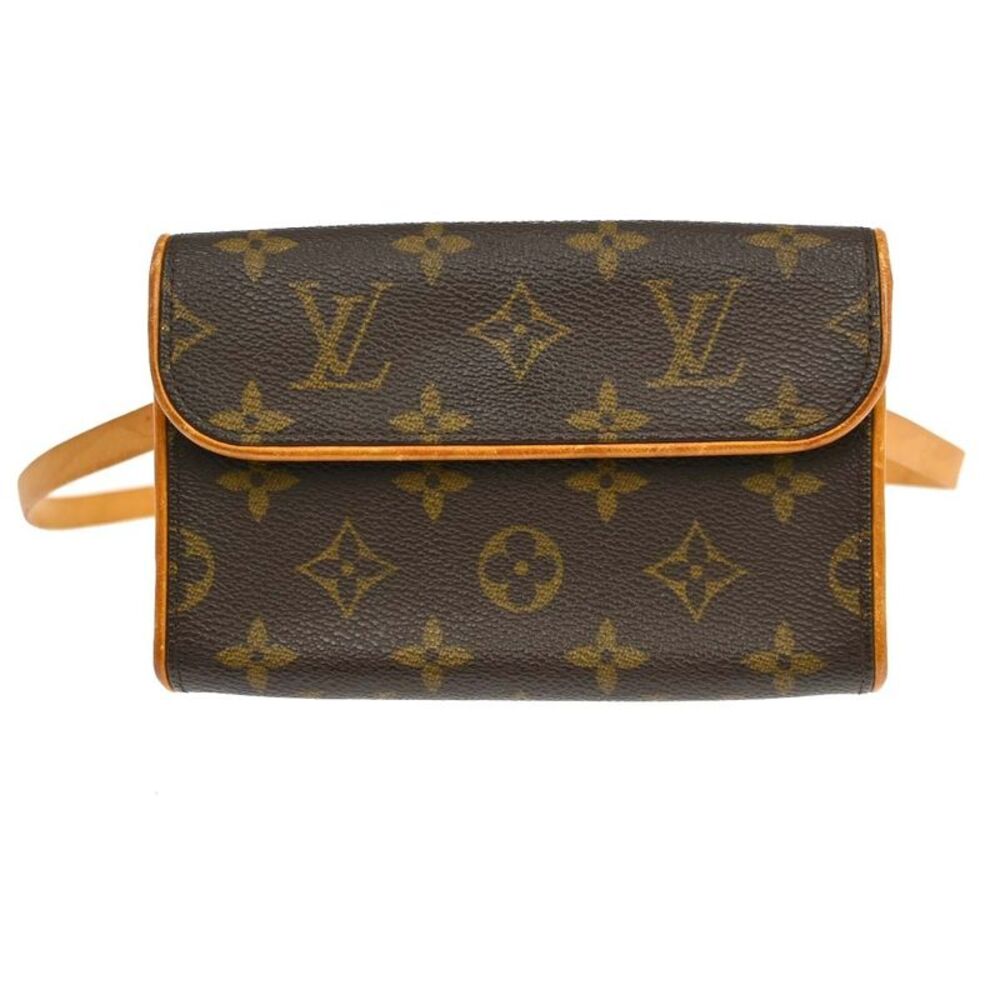 Louis Vuitton Florentine Waist Monogram Canvas Brown Canvas Handbag